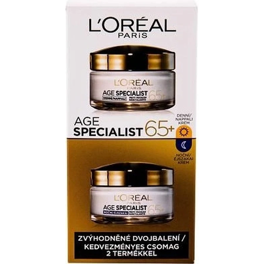 L'Oréal Paris Spécialiste de l'âge 65+ double pack 2×50 ml, cosmétiques