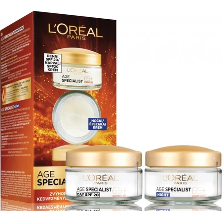 L'Oréal Paris Spécialiste de l'âge 65+ double pack 2×50 ml, cosmétiques