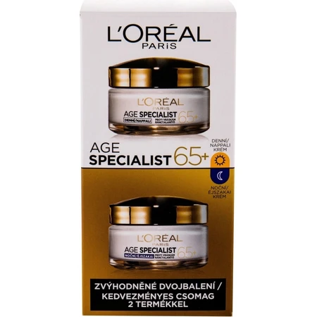 L'Oréal Paris Spécialiste de l'âge 65+ double pack 2×50 ml, cosmétiques
