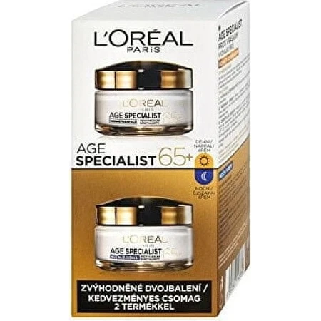 L'Oréal Paris Spécialiste de l'âge 65+ double pack 2×50 ml, cosmétiques