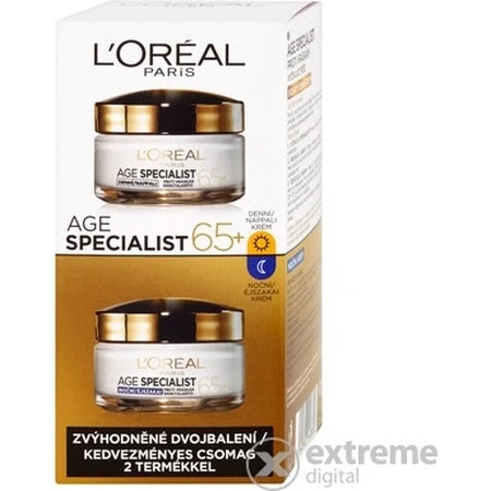 L'Oréal Paris Spécialiste de l'âge 65+ double pack 2×50 ml, cosmétiques