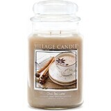 Village Candle Vela Perfumada en Botella - Chai Tea Latte - Té con leche y canela, grande 1×1 ud.