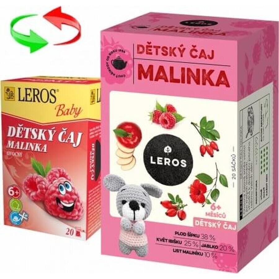 LEROS KINDERTEE MALINKA 2x20g, Tee für Kinder