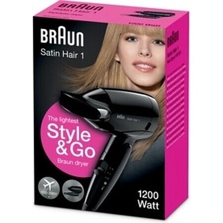 Braun Satin Hair 1 Hd 130 To Go 1pc 1×1 1pc hair dryer