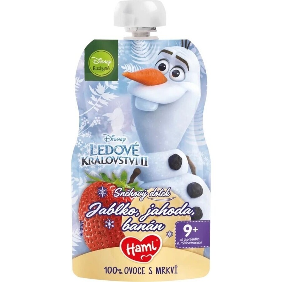 HAMI Disney Frozen Aardbei Olaf Aardbei Olaf capsule 1×110 g, fruitcapsule