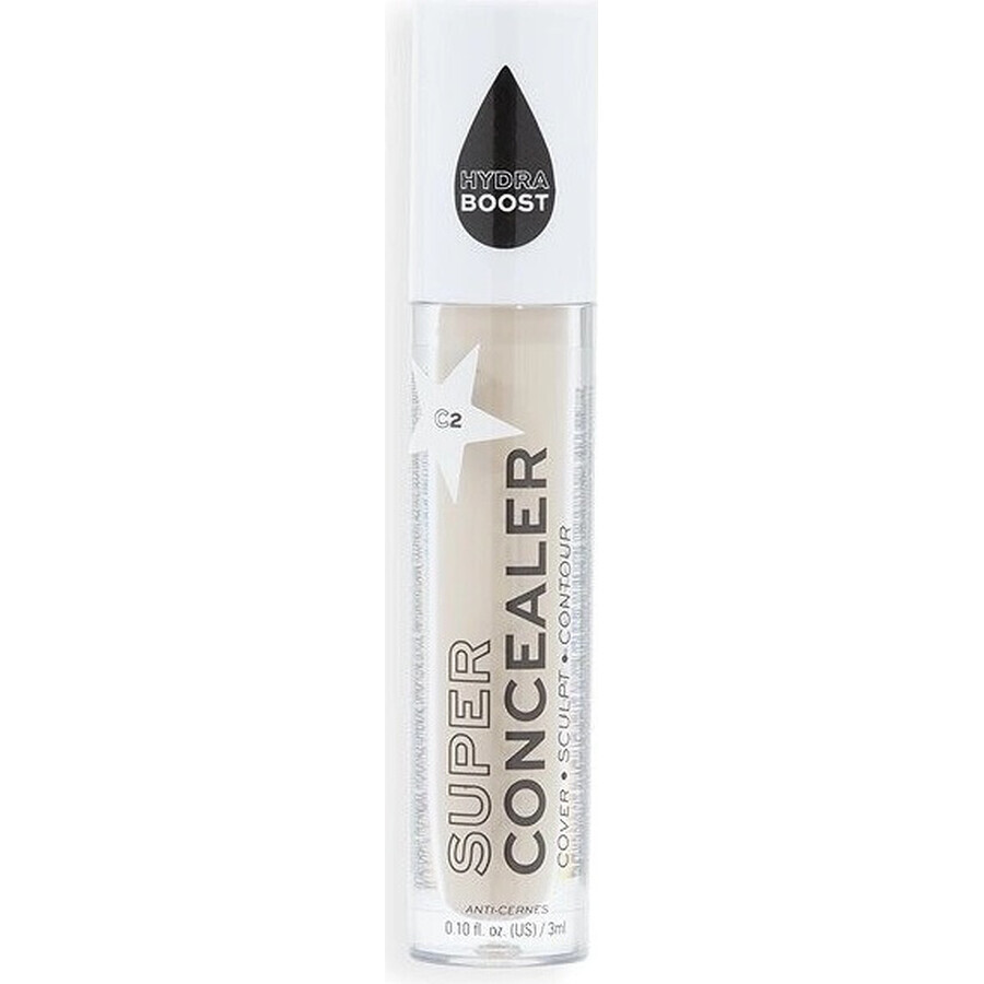 Revolution Relove, Super Concealer Radiant Matte C2, concealer 1×3 ml, concealer