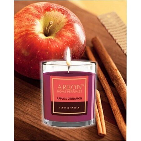 Areon Candle Apple & Cinnamon 120g 1×1 buc, lumânare