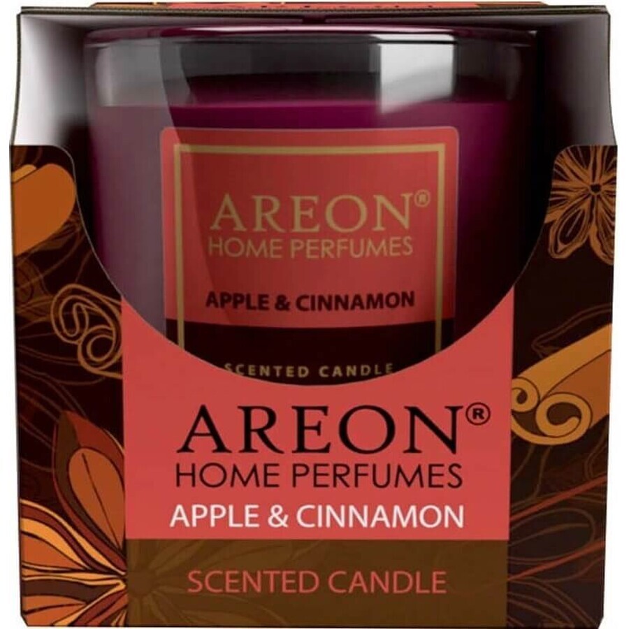 Areon Candle Apple & Cinnamon 120g 1×1 buc, lumânare