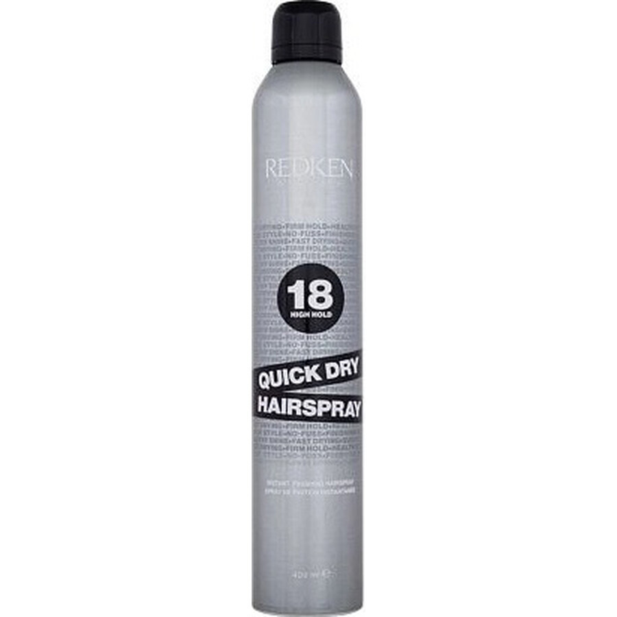 Redken Quick Dry Strong Hold Hairspray 1×400 ml, laca para el cabello