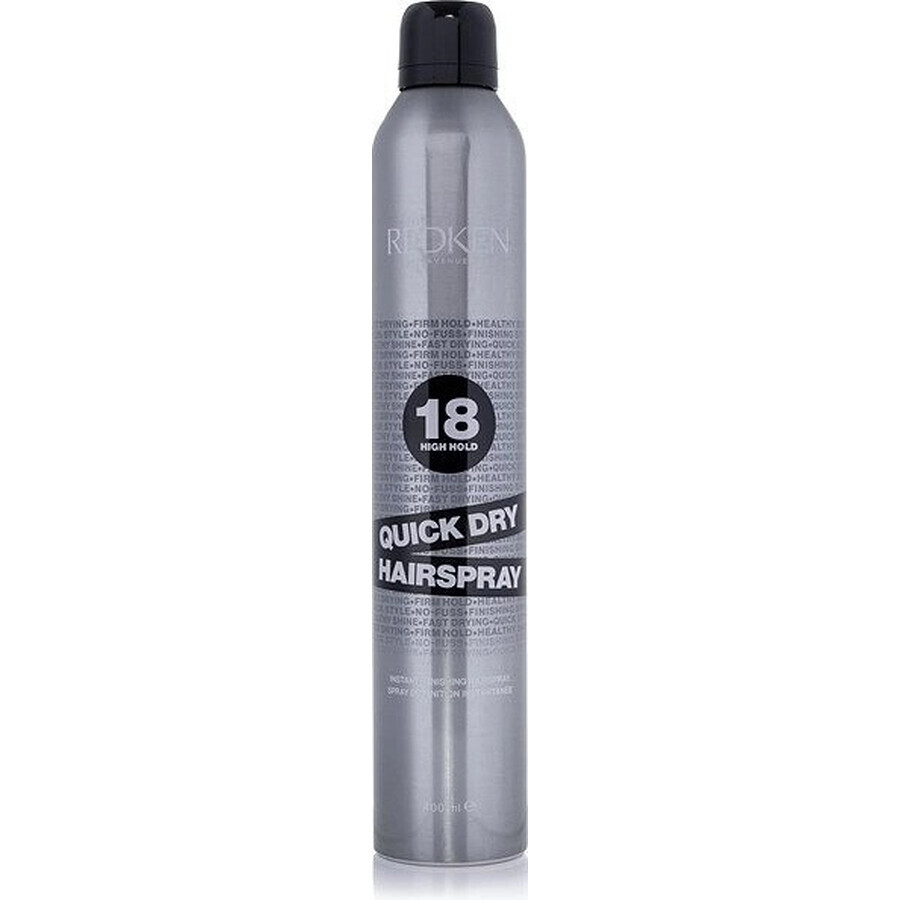 Redken Quick Dry Strong Hold Hairspray 1×400 ml, laca para el cabello