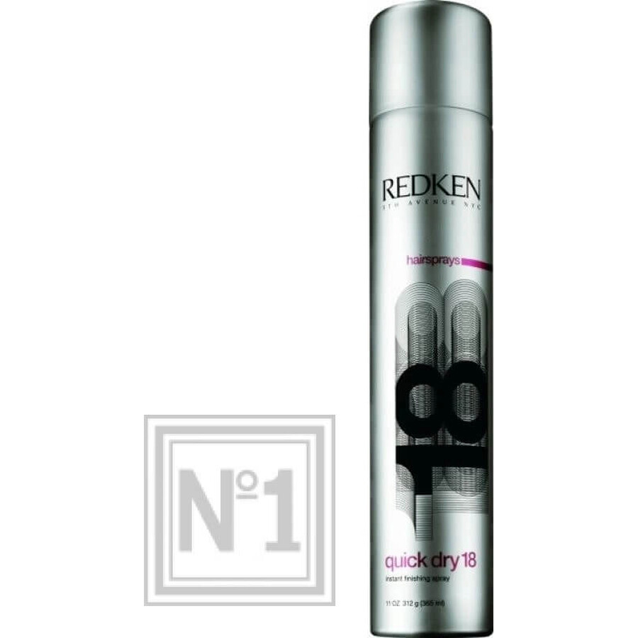 Redken Quick Dry Strong Hold Hairspray 1×400 ml, laca para el cabello