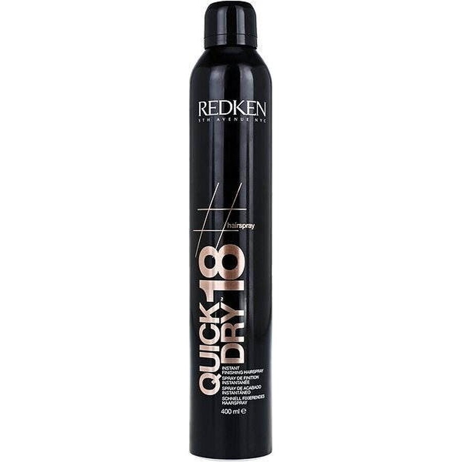 Redken Quick Dry Strong Hold Hairspray 1×400 ml, laca para el cabello