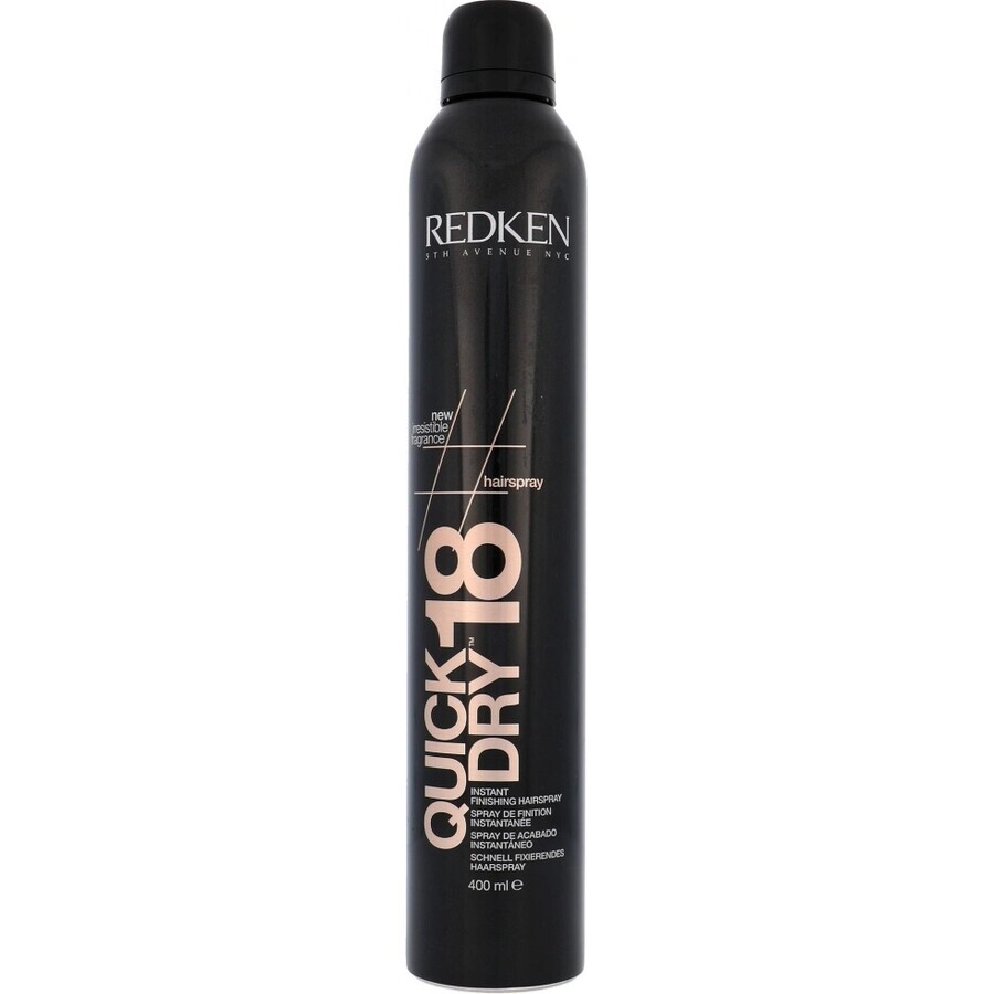 Redken Quick Dry Strong Hold Hairspray 1×400 ml, laca para el cabello