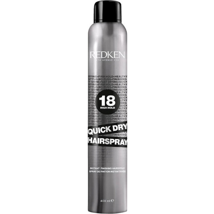 Redken Quick Dry Strong Hold Hairspray 1×400 ml, laca para el cabello