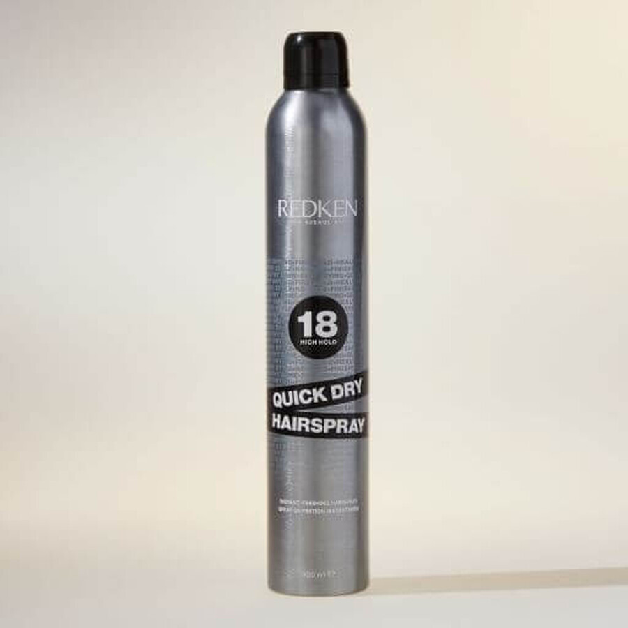 Redken Quick Dry Strong Hold Hairspray 1×400 ml, laca para el cabello