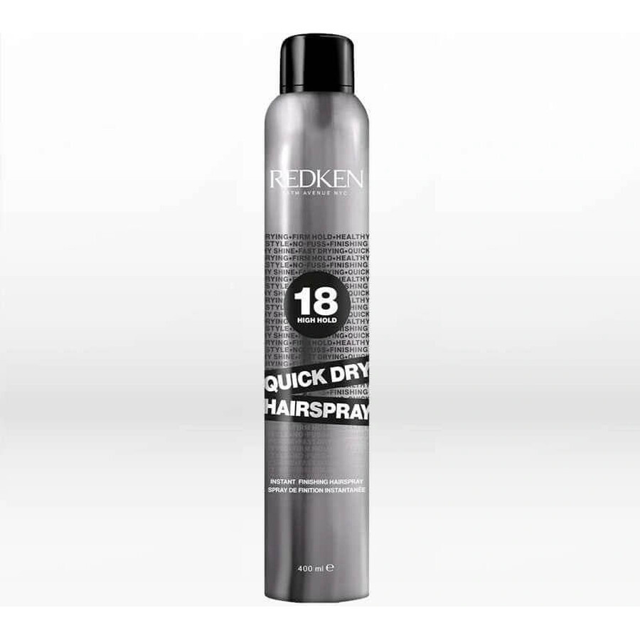 Redken Quick Dry Strong Hold Hairspray 1×400 ml, laca para el cabello