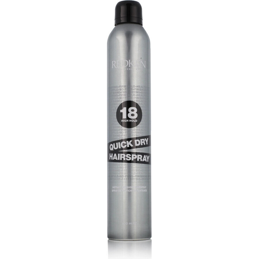 Redken Quick Dry Strong Hold Hairspray 1×400 ml, laca para el cabello