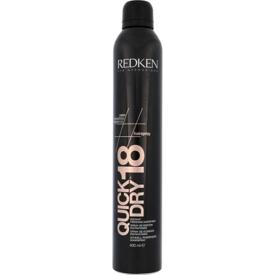 Redken Quick Dry Strong Hold Hairspray 1×400 ml, laca para el cabello