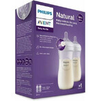 Philips AVENT Natural Response Biberón 330 ml, 3m+ 2 unidades 1×2 unidades 1×2 Biberón, vidrio