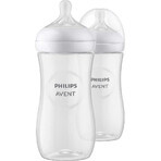 Philips AVENT Natural Response Biberón 330 ml, 3m+ 2 unidades 1×2 unidades 1×2 Biberón, vidrio