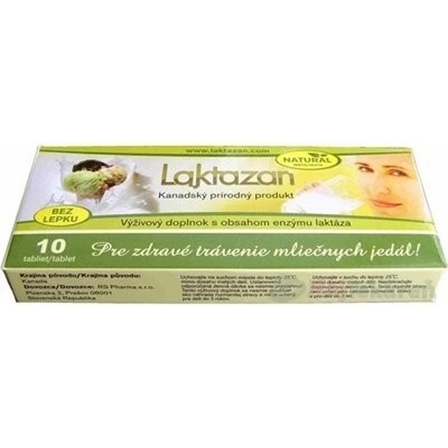 LAKTAZAN tabletki 1×10 tbl, enzym laktazy o smaku miętowym: ceny i cechy