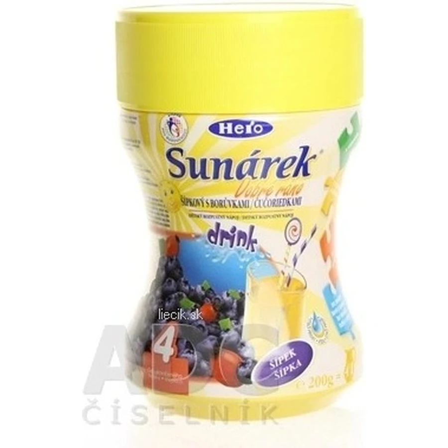 Sunar Boisson soluble à l'églantier et à la canneberge 1×200 g