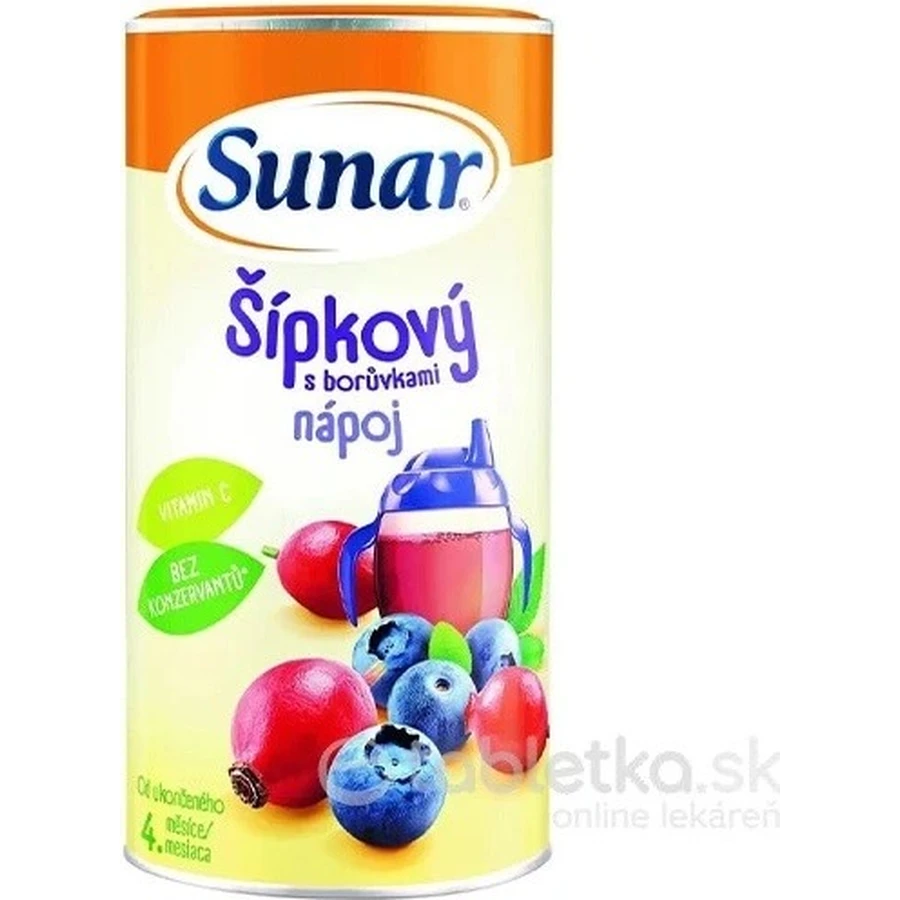 Sunar Boisson soluble à l'églantier et à la canneberge 1×200 g