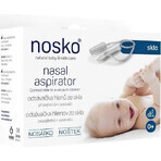 Extractor de esputo Nosko - Botella 1×1 ud, plástico con cabeza de vidrio, acoplable a aspirador