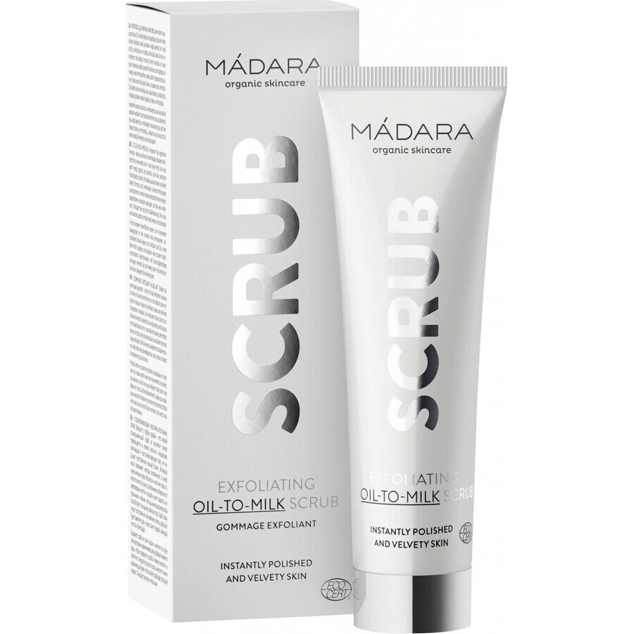 Mádara SCRUB gommage à l'huile hydrophile 1×60 ml, gommage à l'huile