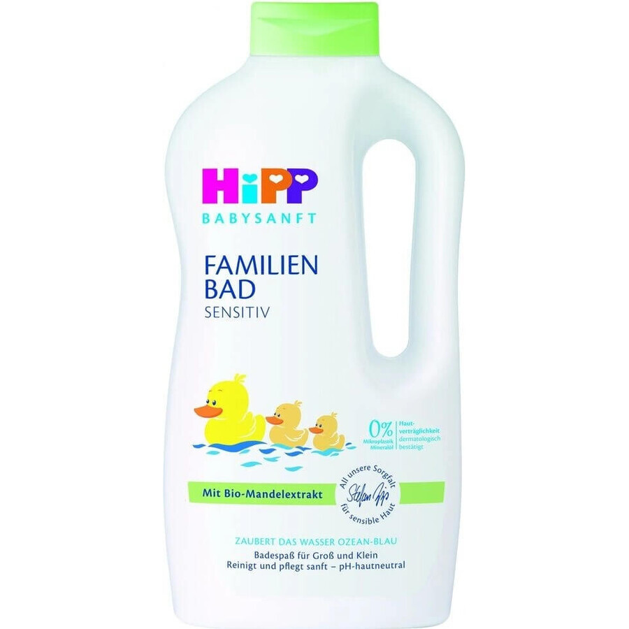 HiPP Babysanft Badschuim voor het hele gezin 1×100 ml, badschuim