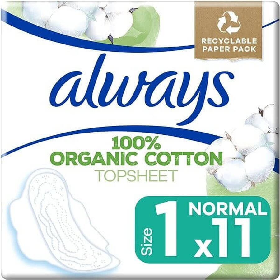 Always Cotton 11pcs Normal 1×11 pcs, tampons