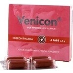 Cobeco comprimidos afrodisíacos Venicon Women 1×4 tbl, para mujer