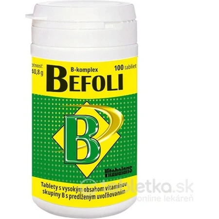 Vitabalans BEFOLI 1×100 tbl, Nahrungsergänzungsmittel