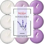 BOLSIUS Luminițe de ceai Sensilight LAVENDER 1×9 buc, tricolore