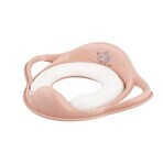 MALTEX Réducteur de toilette souple avec poignées Elephant Minimal - peach rose 1×1 pc, réducteur de toilette