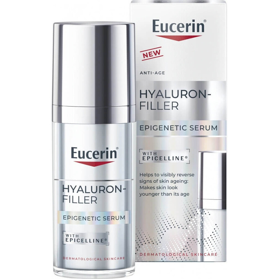 Eucerin HYALURON-FILLER EPIGENETIC Serum Rejuvenecedor 1×30 ml, serum facial