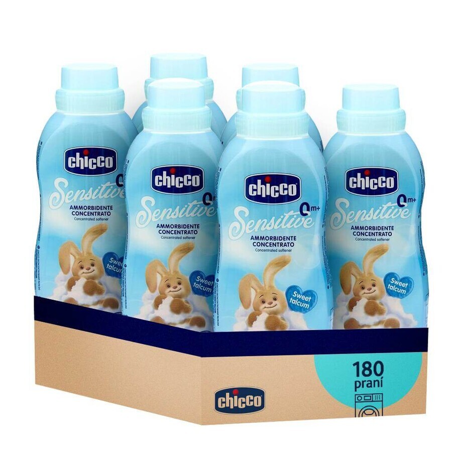 6x CHICCO CHICCO Sweet Powder Geconcentreerde Wasverzachter 750 ml (6x30 wasbeurten) 6×750 ml, wasverzachter