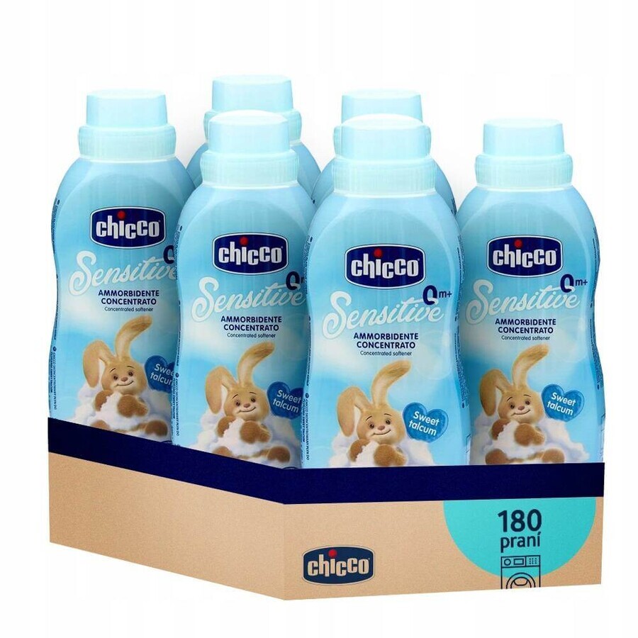 6x CHICCO CHICCO Sweet Powder Geconcentreerde Wasverzachter 750 ml (6x30 wasbeurten) 6×750 ml, wasverzachter