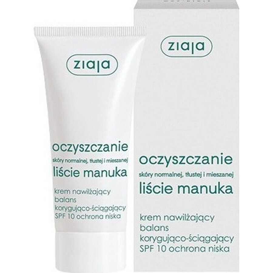 Ziaja Manuka - normalizing day cream for oily and combination skin 12+ 1×50 ml, day cream