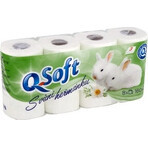 Q SOFT Wit 3-laags toiletpapier wit 1×8 stuks, 160 stuks