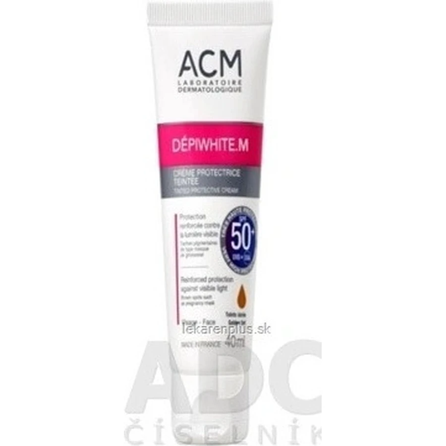 ACM DÉPIWHITE.M getönter LSF 50+ 1×40 ml 1×40 ml, Schutzcreme