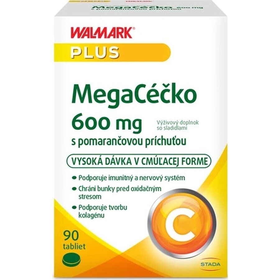 WALMARK Megacečko 600 mg orange 1×90 tbl, supliment alimentar