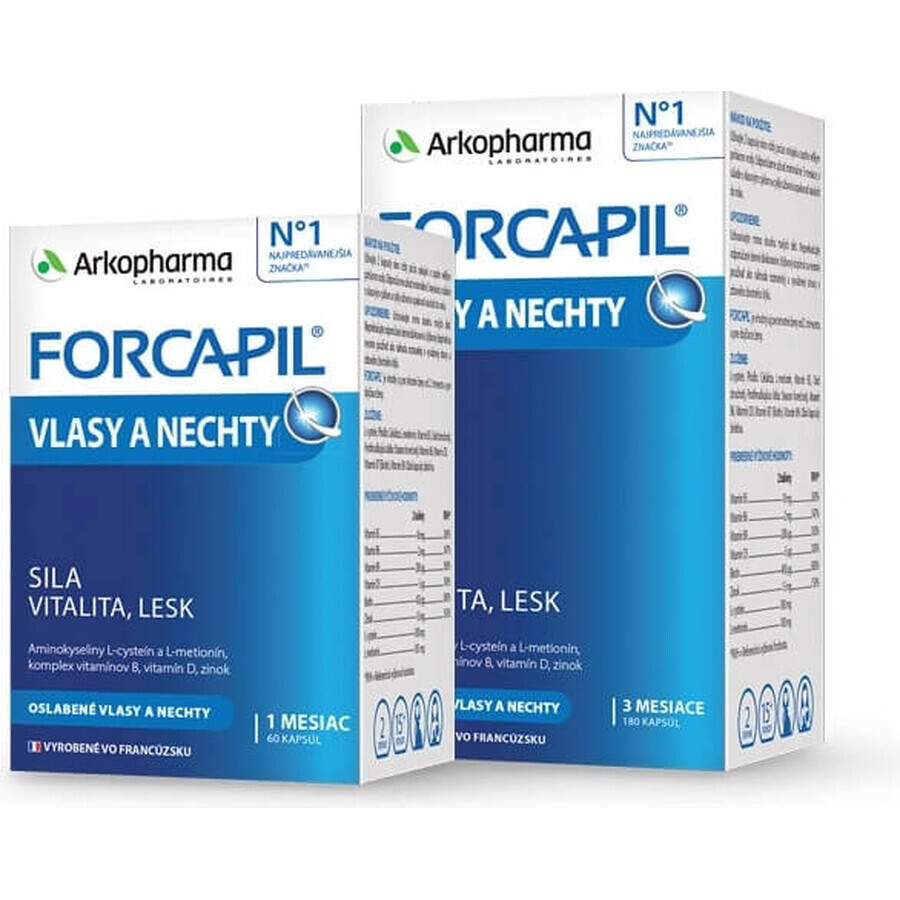 FORCAPIL 1×60 cps, complemento alimenticio