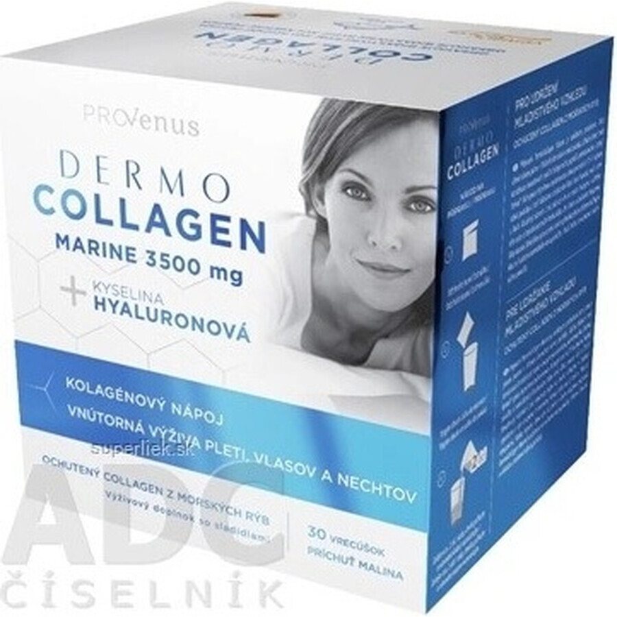 DermoCollagene Marino 3500 mg ProVenus 1×30 pezzi, gusto lampone