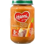 HAMI aperitiv Bulion cu legume, orez și vițel 1×200 g, aperitiv carne-vegetale