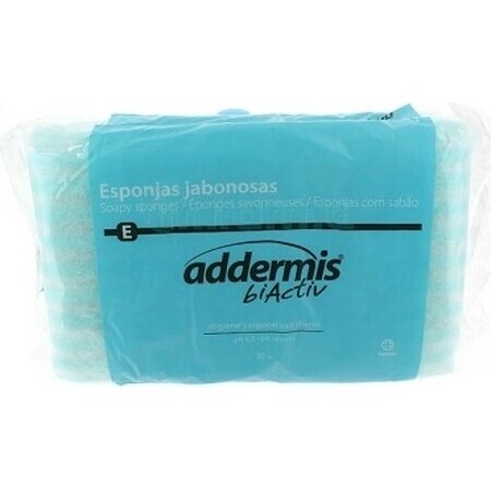 Addermis biActiv E Soap Sponge 1×20 pcs, disposable