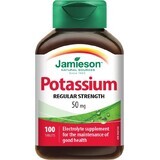 JAMIESON POTASIO 50 mg 1×100 tbl, potasio