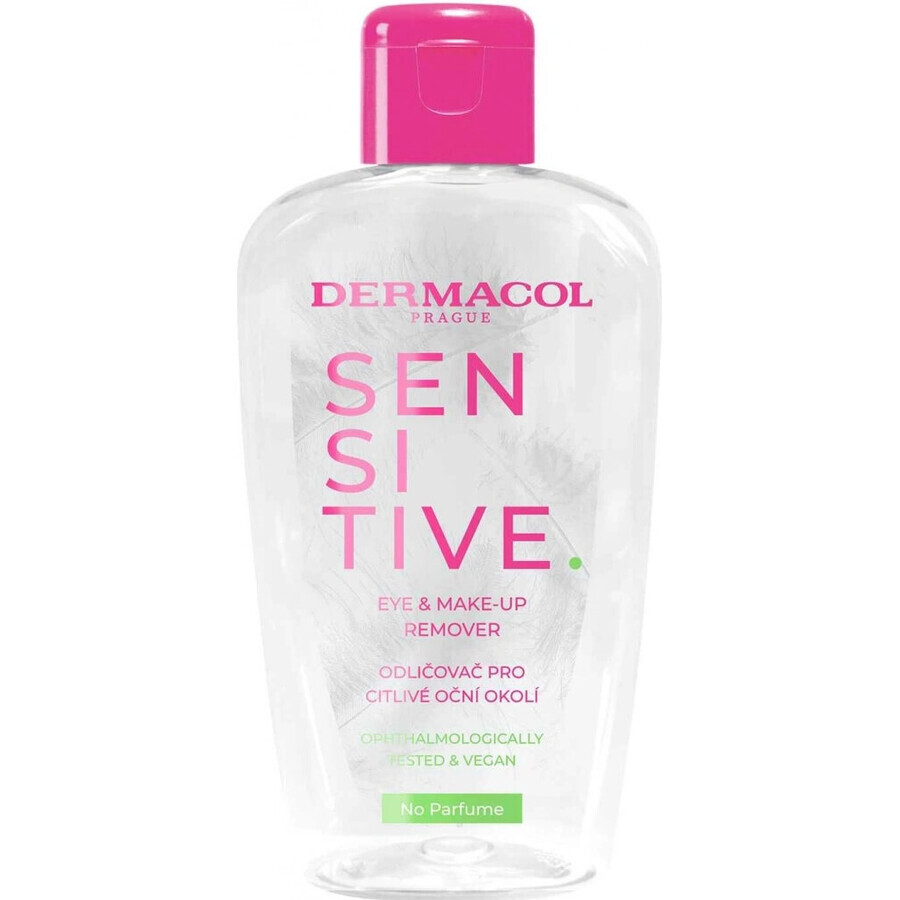 DERMACOL SENSITIVE oogmake-up remover 1×150 ml, oogmake-up remover