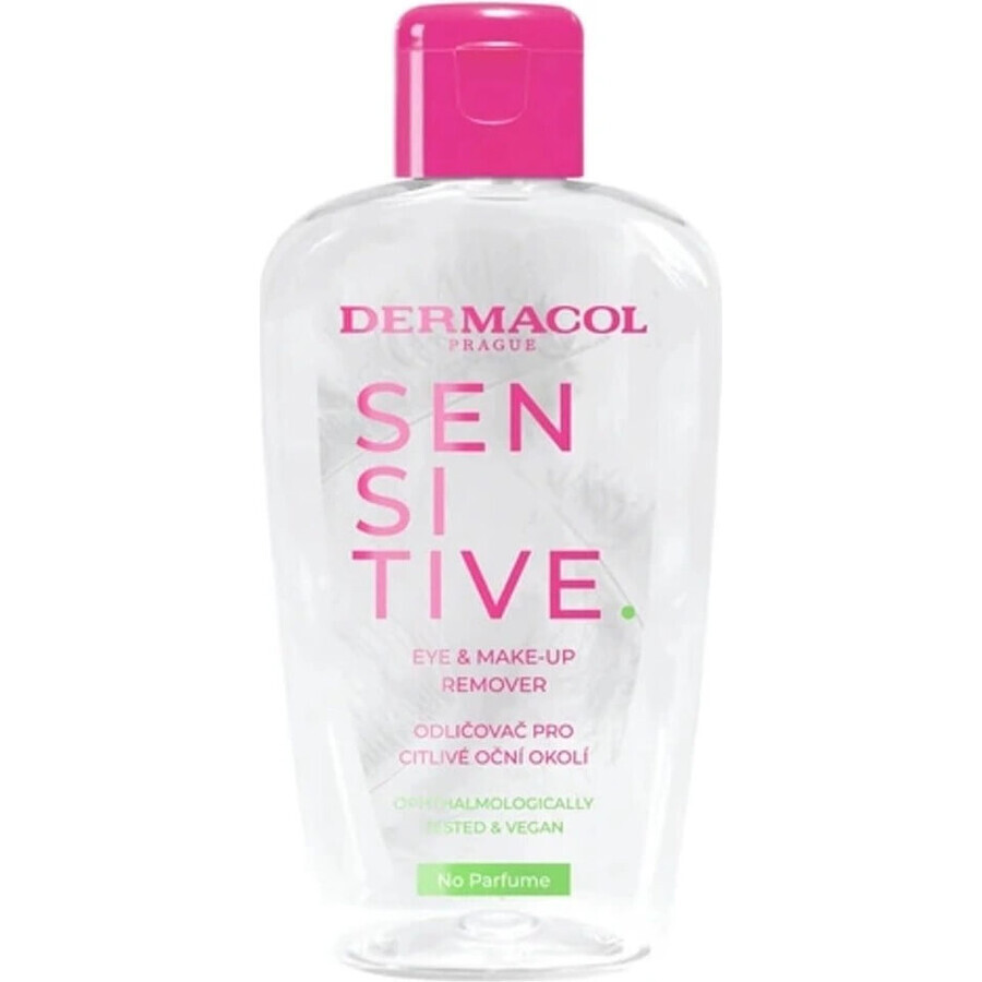 DERMACOL SENSITIVE oogmake-up remover 1×150 ml, oogmake-up remover