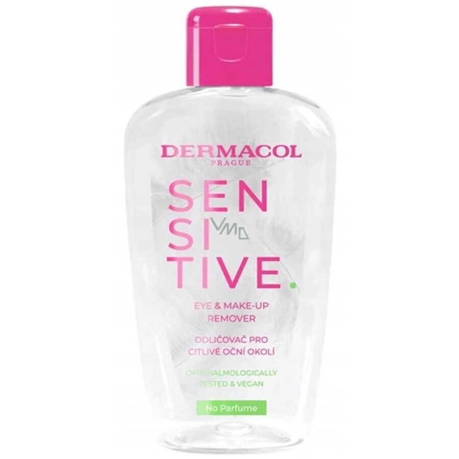 DERMACOL SENSITIVE oogmake-up remover 1×150 ml, oogmake-up remover